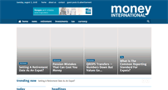 Desktop Screenshot of moneyinternational.com