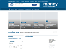 Tablet Screenshot of moneyinternational.com